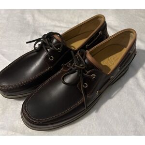 Sperry Men's Gold Cup Amaretto Leather Boat Shoes 0579052 Size 15